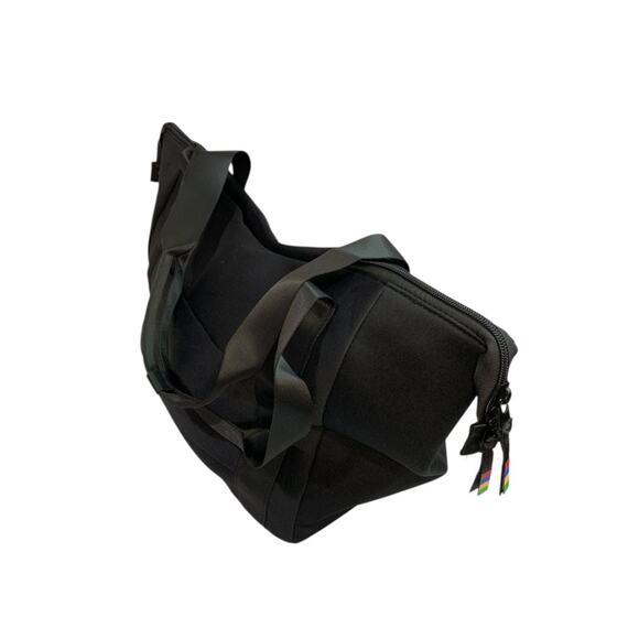 Ebay Branded Black Neoprene Tote Travel Bag 22 x 14x 7 Bag Rainbow Strap New - Picture 6 of 10